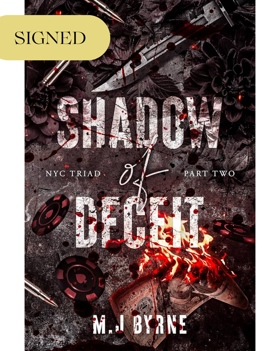 Shadow of Deceit SIGNED Paperback (NYC Triad, Book 2)