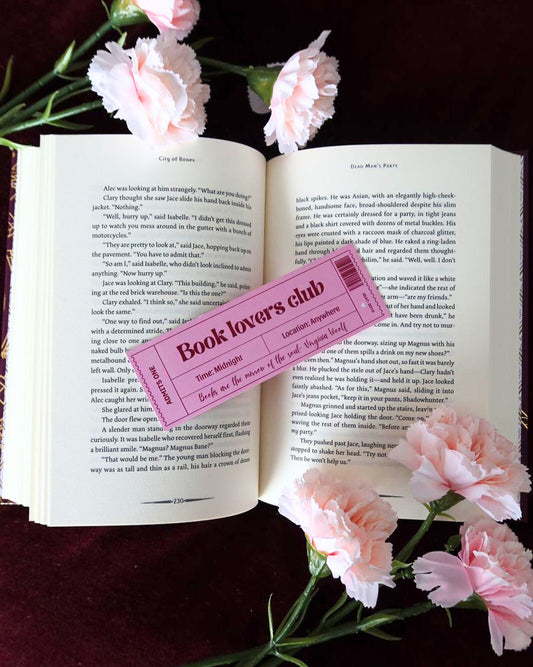 Book Lovers Club Bookmark