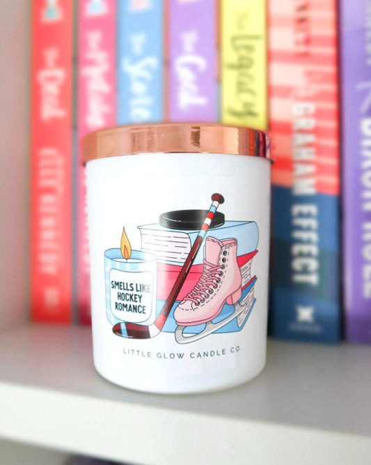 Smells Like Hockey Romance | Bookish Candle