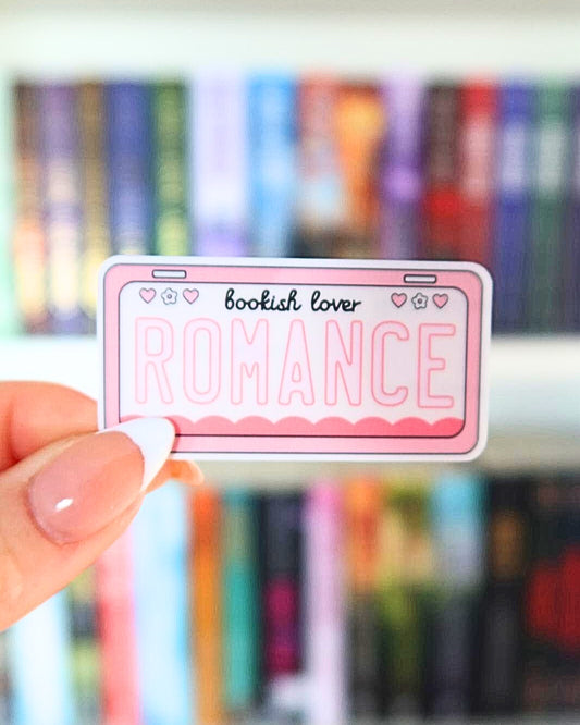 Romance Plate | Bookish Sticker