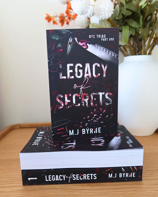 Legacy of Secrets SIGNED Paperback (NYC Triad, Book 1)