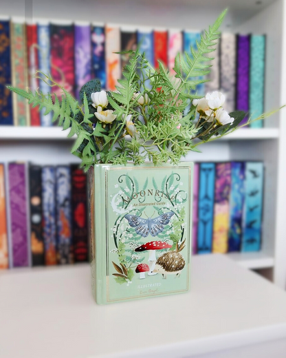Ceramic Moonrise Woodland Book Vase